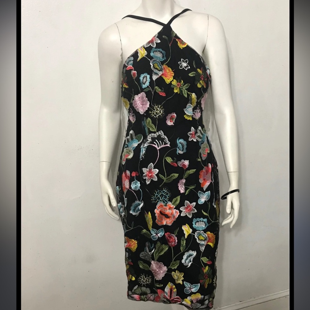 Venus Floral Midi Women’s Halter Dress